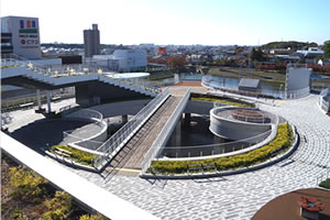 都市部における緑化のイメージ画像